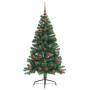 Árbol de Navidad Artificial Preiluminado Verde 120 cm PVC