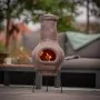 RedFire Chimenea Salamanca rojo oscuro 36x36x85 cm arcilla de RedFire, Chimeneas - Ref: Foro24-423893, Precio: 166,94 €, Desc...