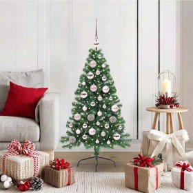 Árbol de Navidad Artificial Preiluminado Verde 120 cm PVC