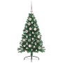 Árbol de Navidad Artificial Preiluminado Verde 120 cm PVC