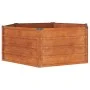 Arriate oxidado de acero corten 129x129x45 cm de vidaXL, Maceteros y jardineras - Ref: Foro24-151946, Precio: 45,75 €, Descue...