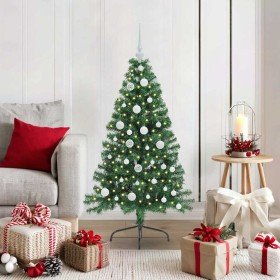 Árbol de Navidad Artificial Preiluminado Verde 120 cm PVC