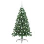 Árbol de Navidad Artificial Preiluminado Verde 120 cm PVC