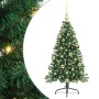Árbol de Navidad Artificial Preiluminado Verde 120 cm PVC