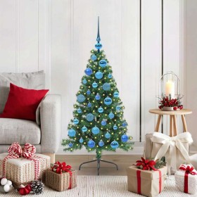 Árbol de Navidad Artificial Preiluminado Verde 120 cm PVC