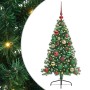 Árbol de Navidad Artificial Preiluminado Verde 120 cm PVC