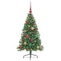 Árbol de Navidad Artificial Preiluminado Verde 120 cm PVC