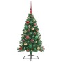 Árbol de Navidad Artificial Preiluminado Verde 120 cm PVC