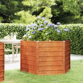 Corten steel rusty flowerbed 129x129x77 cm by vidaXL, Pots and planters - Ref: Foro24-151947, Price: 74,15 €, Discount: %