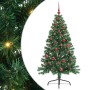 Árbol de Navidad Artificial Preiluminado Verde 150 cm PVC