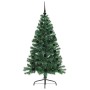 Árbol de Navidad Artificial Preiluminado Verde 150 cm PVC