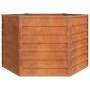 Arriate oxidado de acero corten 129x129x77 cm de vidaXL, Maceteros y jardineras - Ref: Foro24-151947, Precio: 66,48 €, Descue...