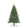 Árbol de Navidad Artificial Preiluminado Verde 150 cm PVC