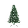 Árbol de Navidad Artificial Preiluminado Verde 150 cm PVC