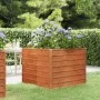 Blumenbeet aus rostigem Cortenstahl, 100 x 100 x 77 cm von vidaXL, Töpfe und Pflanzgefäße - Ref: Foro24-151948, Preis: 80,65 ...