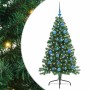 Árbol de Navidad Artificial Preiluminado Verde 150 cm PVC
