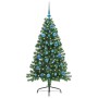 Árbol de Navidad Artificial Preiluminado Verde 150 cm PVC