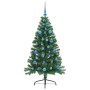 Árbol de Navidad Artificial Preiluminado Verde 150 cm PVC