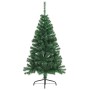 Árbol de Navidad Artificial Preiluminado Verde 150 cm PVC