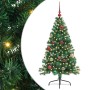 Árbol de Navidad Artificial Preiluminado Verde 150 cm PVC