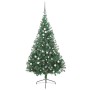 Árbol de Navidad Artificial Preiluminado Verde 180 cm PVC