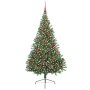 Árbol de Navidad Artificial Preiluminado Verde 180 cm PVC