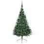Árbol de Navidad Artificial Preiluminado Verde 180 cm PVC