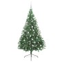 Árbol de Navidad Artificial Preiluminado Verde 180 cm PVC