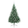 Árbol de Navidad Artificial Preiluminado Verde 180 cm PVC