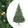 Árbol de Navidad Artificial Preiluminado Verde 180 cm PVC