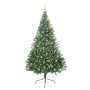 Árbol de Navidad Artificial Preiluminado Verde 180 cm PVC