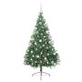 Árbol de Navidad Artificial Preiluminado Verde 180 cm PVC