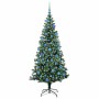 Árbol de Navidad Artificial Preiluminado Verde 180 cm PVC