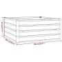 Blumenbeet aus oxidiertem Cortenstahl 100x100x45 cm von vidaXL, Töpfe und Pflanzgefäße - Ref: Foro24-151949, Preis: 61,87 €, ...