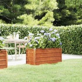 Arriate oxidado de acero corten 100x40x45 cm de vidaXL, Maceteros y jardineras - Ref: Foro24-151950, Precio: 42,80 €, Descuen...