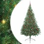 Árbol de Navidad Artificial Preiluminado Verde 210 cm PVC