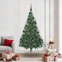 Árbol de Navidad Artificial Preiluminado Verde 210 cm PVC