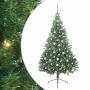 Árbol de Navidad Artificial Preiluminado Verde 210 cm PVC