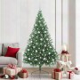 Árbol de Navidad Artificial Preiluminado Verde 210 cm PVC