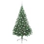 Árbol de Navidad Artificial Preiluminado Verde 210 cm PVC