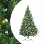 Árbol de Navidad Artificial Preiluminado Verde 210 cm PVC