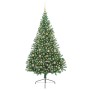 Árbol de Navidad Artificial Preiluminado Verde 210 cm PVC
