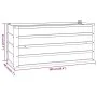 Arriate oxidado de acero corten 100x40x45 cm de vidaXL, Maceteros y jardineras - Ref: Foro24-151950, Precio: 42,80 €, Descuen...