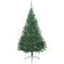 Árbol de Navidad Artificial Preiluminado Verde 210 cm PVC