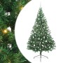 Árbol de Navidad Artificial Preiluminado Verde 210 cm PVC