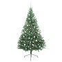 Árbol de Navidad Artificial Preiluminado Verde 210 cm PVC
