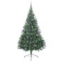 Árbol de Navidad Artificial Preiluminado Verde 210 cm PVC