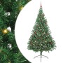 Árbol de Navidad Artificial Preiluminado Verde 210 cm PVC
