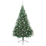 Árbol de Navidad Artificial Preiluminado Verde 240 cm PVC