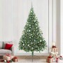 Árbol de Navidad Artificial Preiluminado Verde 240 cm PVC